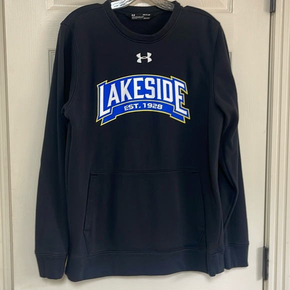 Under Armour Tops - Under Armour size small loose Lakeside Rams black sweatshirt. Great condition!